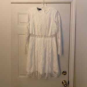 SHEIN Eilly Bazar white lace dress size large